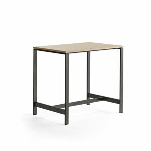 Stôl VARIOUS, 1200x800x1050 mm, čierna, dub