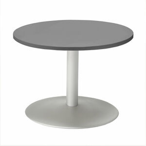 Konferenčný stolík MONTY, Ø700 mm, šedá / šedá