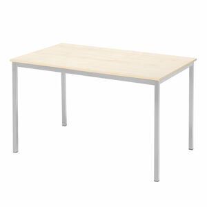 Jedálenský stôl JAMIE, Š 800 x D 1200 x V 735 mm, breza/al- lak