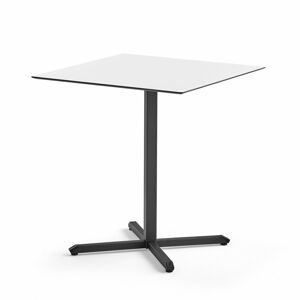 Stôl BECKY, 680x680x720 mm, čierna/biela