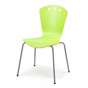 Jedálenská stolička ORLANDO, zelená / šedá
