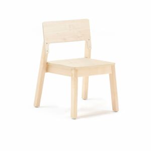 Detská stolička LOVE, V 350 mm, breza, laminát - breza
