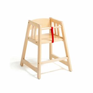 Detská jedálenská stolička BJÖRN, V 370 mm, breza