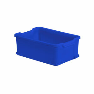 Prepravka plastová PRYCE, 400x300x165 mm, 14 L, modrá
