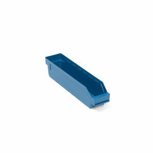 Plastový box na súčiastky REACH, Š 90 x H 400 x V 95 mm, modrý