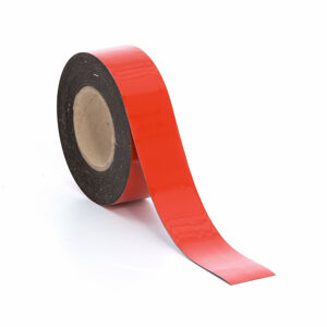 Magnetická páska, 50 mm, červená