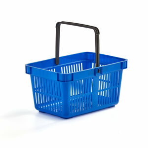 Nákupný košík, 27 L, 480x330x250 mm, modrý