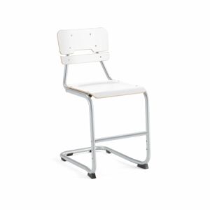 Školská stolička LEGERE II, V 500 mm, biela