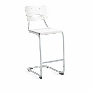 Školská stolička LEGERE I, V 650 mm, biela