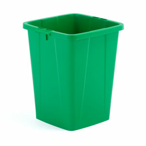 Odpadkový kôš OLIVER, 610x490x510 mm, 90 L, zelený