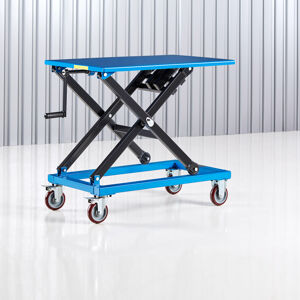 Manuálny zdvihací stôl LASER, nosnosť 300 kg, výška 440-1000 mm