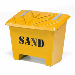 Kontajner na skladovanie piesku, 130 L, žltý