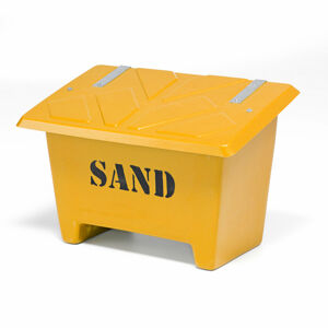 Kontajner na skladovanie piesku, 250 L, žltý