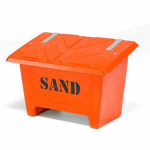 Kontajner na skladovanie piesku, 250 L, oranžový