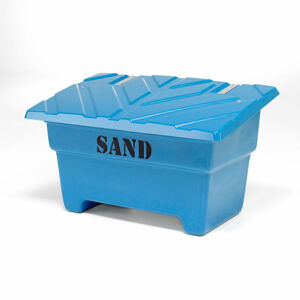 Kontajner na skladovanie piesku, 550 L, modrý
