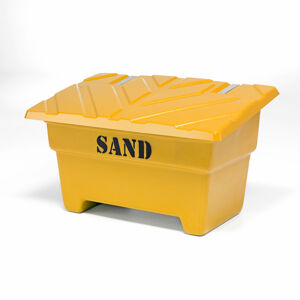 Kontajner na skladovanie piesku, 550 L, žltý