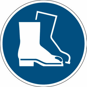 Bezpečnostné značenie: Používajte bezpečnostnú obuv, polyester, Ø 200 mm