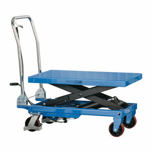 Hydraulický zdvihací stôl, nosnosť 300 kg, výška 285-880 mm