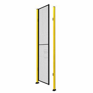 Dvere X-GUARD, vrátane stĺpikov a pletiva, bez rámu, 2000x900 mm