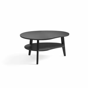 Konferenčný stolík HOLLY, 1200x800x500 mm, čierny