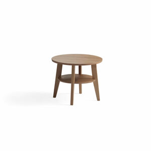 Konferenčný stolík HOLLY, Ø 600x500 mm, dub