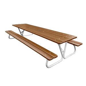 Záhradný stôl s lavicami HALLON, 2900x600x1300 mm