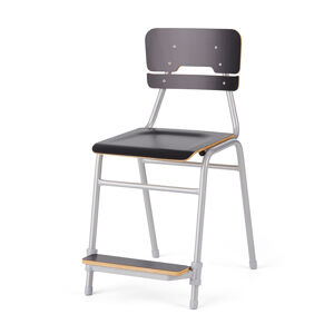 Školská stolička ADDITO I, V 500 mm, čierna