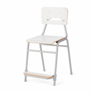 Školská stolička ADDITO I, V 500 mm, biela