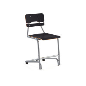 Školská stolička DOCTRINA, V 500 mm, čierna