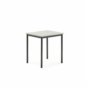 Stôl BORÅS, 700x600x720 mm, laminát - šedá, antracit