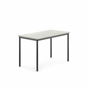 Stôl BORÅS, 1200x700x760 mm, laminát - šedá, antracit