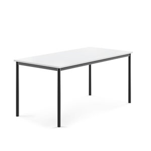Stôl SONITUS, 1600x800x720 mm, laminát - biela, antracit