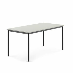 Stôl SONITUS, 1600x800x720 mm, laminát - šedá, antracit