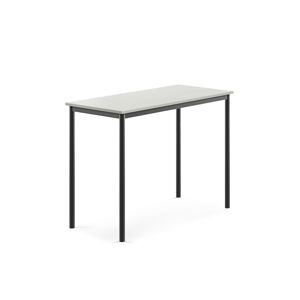 Stôl SONITUS, 1200x600x900 mm, laminát - šedá, antracit
