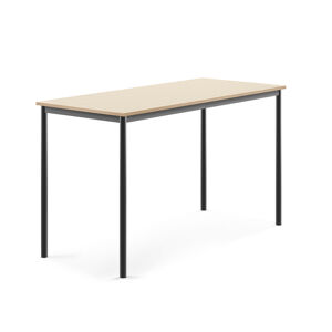 Stôl SONITUS, 1600x700x900 mm, laminát - breza, antracit