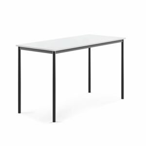 Stôl SONITUS, 1600x700x900 mm, laminát - biela, antracit