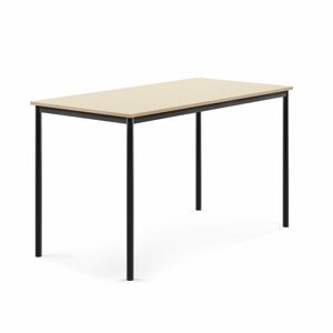 Stôl SONITUS, 1600x800x900 mm, laminát - breza, antracit