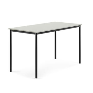 Stôl SONITUS, 1600x800x900 mm, laminát - šedá, antracit