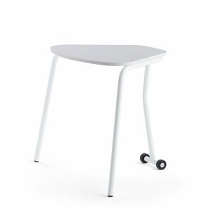 Skladací stôl HEX, 740x800x620 mm, šedá, biely rám