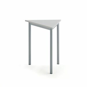 Stôl BORÅS TRIANGEL, 700x600x720 mm, laminát - šedá, strieborná