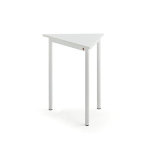 Stôl BORÅS TRIANGEL, 700x600x720 mm, laminát - biela, biela