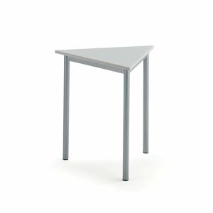 Stôl BORÅS TRIANGEL, 700x700x720 mm, laminát - šedá, strieborná