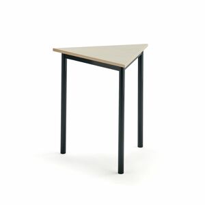 Stôl BORÅS TRIANGEL, 700x700x720 mm, laminát - breza, antracit