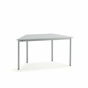 Stôl BORÅS TRAPETS, 1400x700x720 mm, laminát - šedá, strieborná