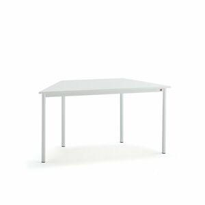 Stôl BORÅS TRAPETS, 1400x700x720 mm, laminát - biela, biela