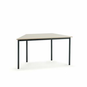Stôl BORÅS TRAPETS, 1400x700x720 mm, laminát - breza, antracit