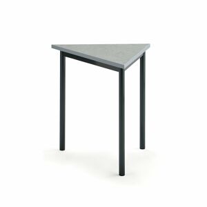 Stôl SONITUS TRIANGEL, 800x700x720 mm, linoleum - šedá, antracit