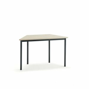 Stôl SONITUS TRAPETS, 1200x600x720 mm, linoleum - béžová, antracit