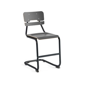 Školská stolička LEGERE I, V 500 mm, antracit, antracit