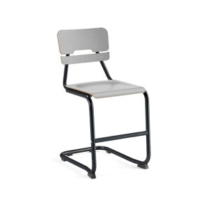 Školská stolička LEGERE I, V 500 mm, antracit, šedá